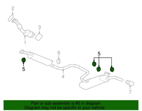 Genuine GM Exhaust System Hanger Insulator 22674119, US $10.77, image 4