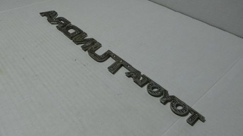 2000-2006 toyota tundra rear liftgate door emblem script