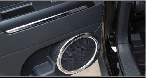 Fit For Jeep Compass 2011-2016 Matte Silver Door Speaker Bezel Frame Cover Trim, US $53.38, image 4