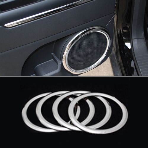 Fit For Jeep Compass 2011-2016 Matte Silver Door Speaker Bezel Frame Cover Trim, US $53.38, image 5
