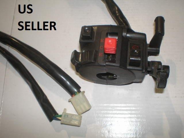 Start kill switch light handle for chinese atv 6 wires ''