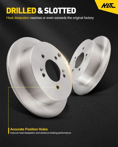 Rear Brake Rotors For Buick Regal 2011-2017 Chevrolet Malibu 2013 2014 2015, US $61.99, image 10