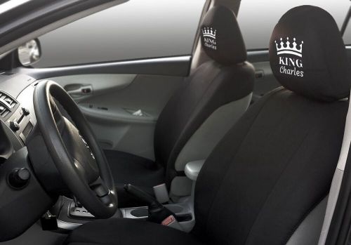 Custom King Crown Print Car Seat Headrest Cover for Truck SUV 1 PC For BMW, US $10.06, image 2