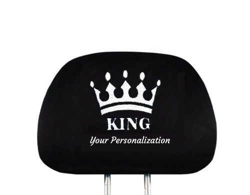 Custom King Crown Print Car Seat Headrest Cover for Truck SUV 1 PC For BMW, US $10.06, image 7