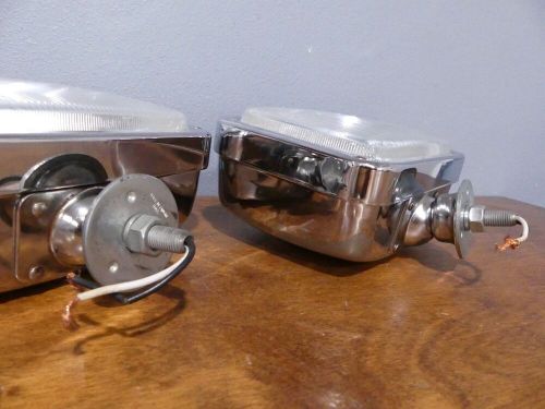 Vintage Pair of Ford Explorer Chrome Fog Off Road Lights w/ Covers, US $150.00, image 2