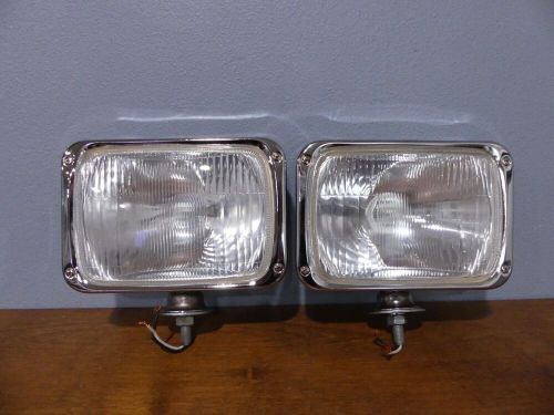 Vintage Pair of Ford Explorer Chrome Fog Off Road Lights w/ Covers, US $150.00, image 12