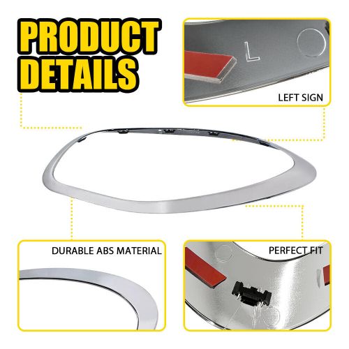Headlight lamp bezel trim driver lh side chrome for mini cooper countryman r60