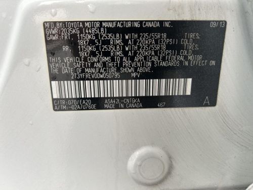 2013-2018 Toyota Rav4 Automatic Transmission 2.5L 4 Cylinder Engine VIN F FWD, US $1,950.00, image 7