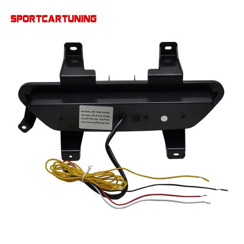 For 2015-2017 Ford Mustang LED Rear 4th Tail Brake Light Fog Reverse Lamp Smoked, US $89.00, image 6