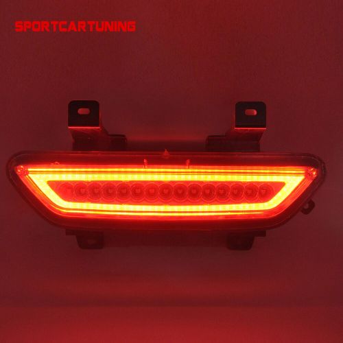 For 2015-2017 Ford Mustang LED Rear 4th Tail Brake Light Fog Reverse Lamp Smoked, US $89.00, image 9