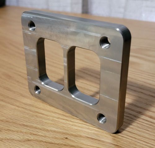 615MF T4 Divided TURBO FLANGE THREADED 1/2" 1018 STEEL, US $24.99, image 2