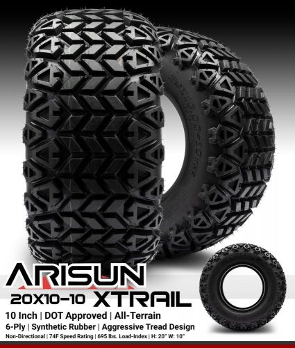 MODZ 10" Stamped Steel Golf Cart Wheels and Tires (20x10-10) Set of 4, US $569.95, image 6