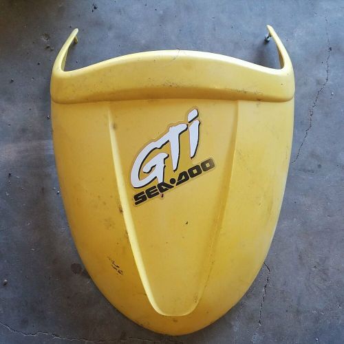 1997 97 Seadoo Bombardier GTI OEM yellow wind deflector hood cover 269500348JM, US $49.00, image 4