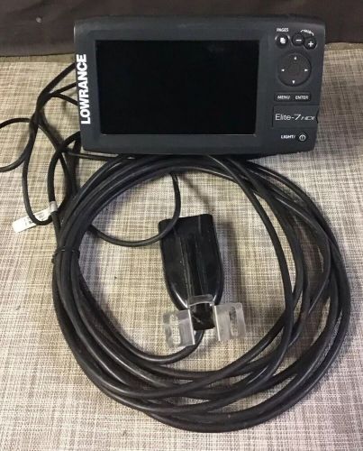 Lowrance Elite-7HDI CHIRP depth finder fish finder freshwater, US $275.00, image 3