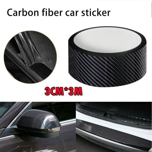 Carbon Accessories Fiber Car Vinyl Door Sill Scuff Cover Plate Sticker Protector, US $9.59, image 14