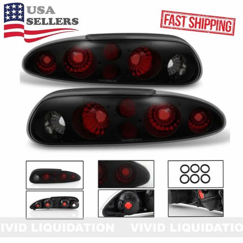 Pair of Black Smoke Lens Brake Tail Lights for 1993-2002 Chevrolet Camaro Chevy, US $49.99, image 5