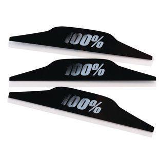100% goggles accuri/strata speedlab replacement mudflap kit, 3 pack