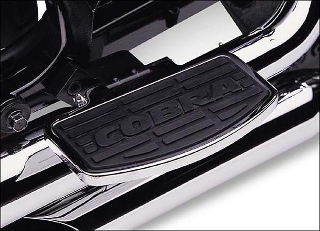 Cobra passenger floorboards chrome fits honda shadow 1100 spirit 1999-2007