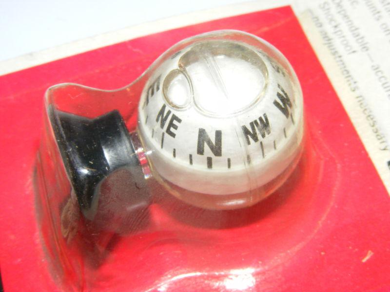 MINI DASH COMPASS SUCTION CUP ACCESSORY VINTAGE NOS FREE FLOATING WINDSHIELD, US $19.99, image 2