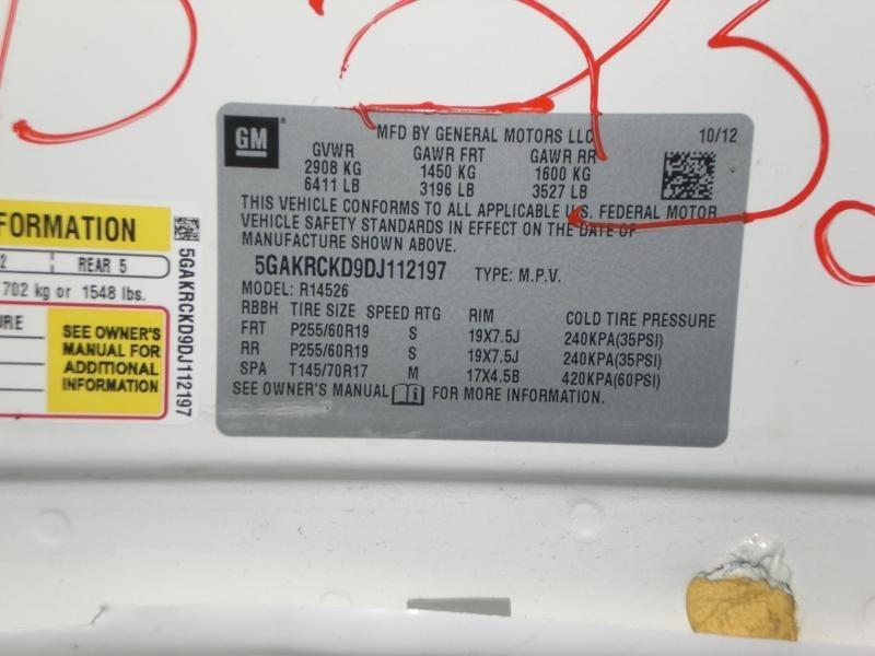 13 BUICK ENCLAVE HOOD HINGE, US $50.00, image 11