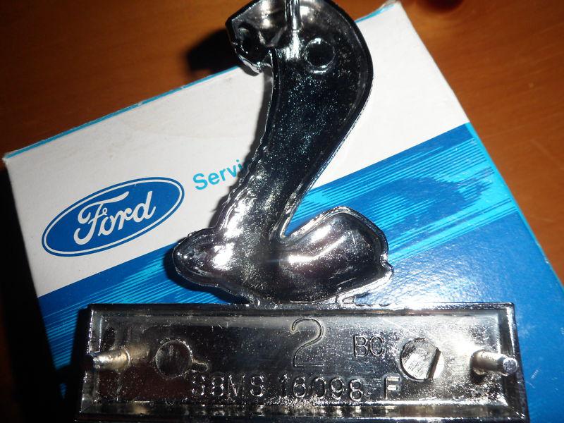 NOS 1968 MUSTANG SHELBY 428 COBRA JET S8MS-16098-F FENDER EMBLEM GT350 GT500 , US $9.99, image 2