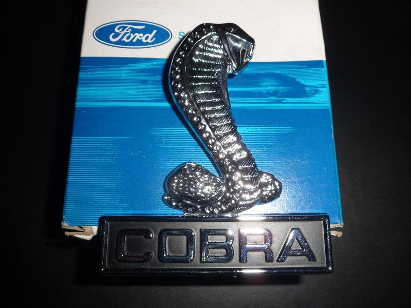 NOS 1968 MUSTANG SHELBY 428 COBRA JET S8MS-16098-F FENDER EMBLEM GT350 GT500 , US $9.99, image 5