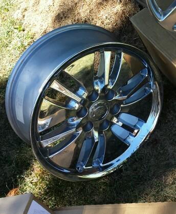 New oem gm chrome escalade suburban tahoe denali yukon 22 inch wheel 4617 ck366