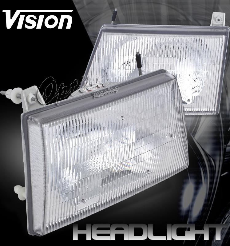 Purchase 9296 FORD ECONOLINE VAN DIRECT REPLACEMENT HEADLIGHTS SET NEW