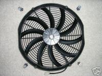 16" cooling fan  2750 cfm radiator  street rod