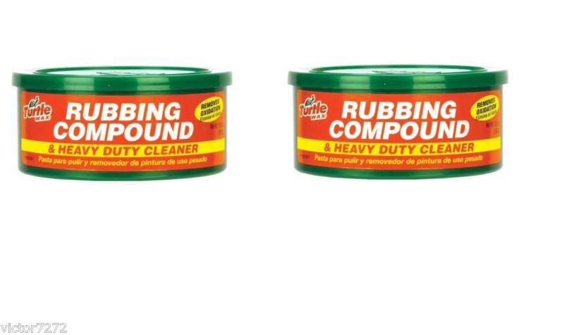 ----2----pack turtle wax t-230a rubbing compound & heavy duty cleaner 10.5- oz.