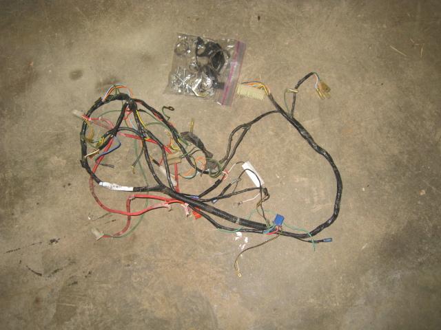 1984 honda aero 50 wiring loom and misc.bolts