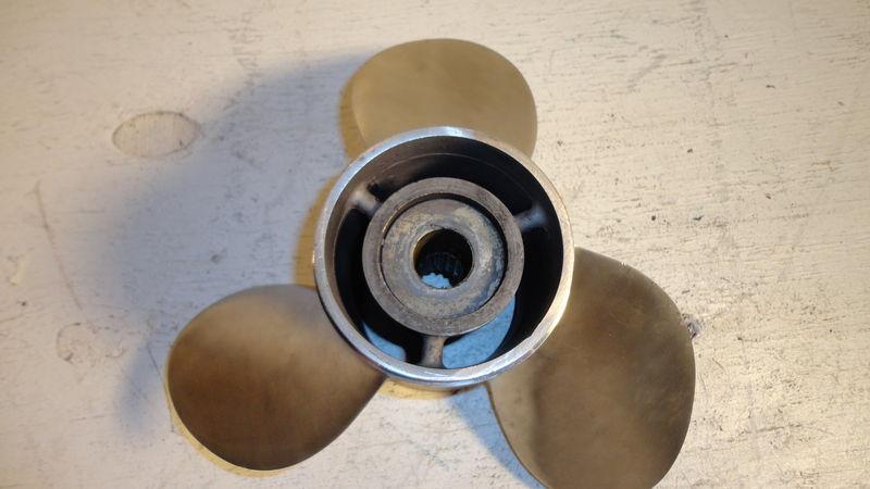 USED MERCURY STAINLESS STEEL OUTBOARD PROPELLER 13.5X23 SS BOAT OUTBOARD PROP, US $229.99, image 4