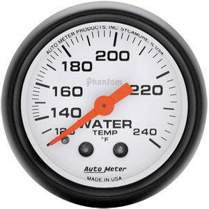 Autometer 5732 phantom mech water temperature gauge