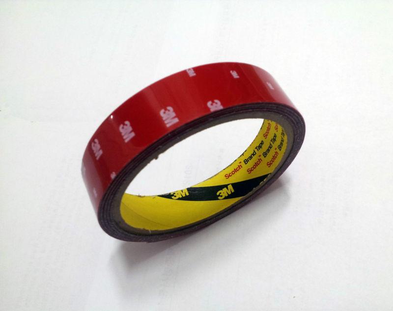 3m auto acrylic foam double sided tape (20mm x 1.5m) strong adhesive 0.78"x4.92'