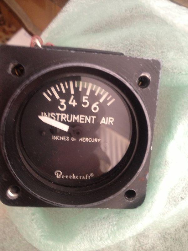 Beechcraft instrument air indicator gauge bonanza internally lit