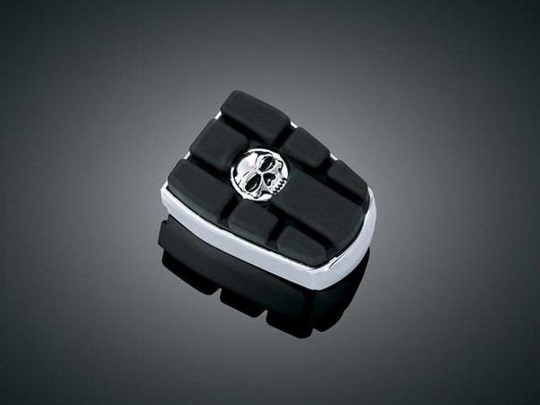 Kuryakyn brake pedal pad zombie chrome harley-davidson fxst