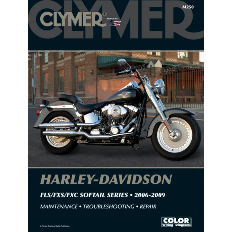 Clymer m250 repair service manual 2006-2009 harley flst/fxst/fxcw