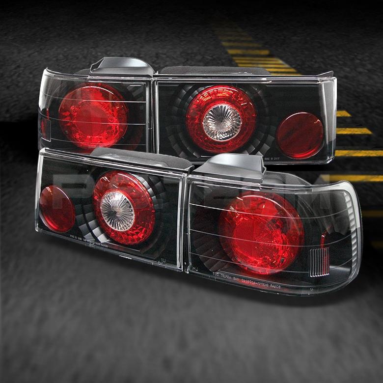 Purchase 9091 HONDA ACCORD 4DR SEDAN JDM BLACK ALTEZZA TAIL LIGHTS