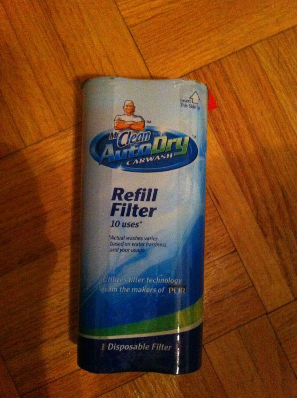 One, 1 mr clean auto dry car wash refill filter 10 uses brand new 