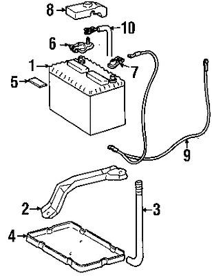 Toyota 7440406050 genuine oem factory original hold down