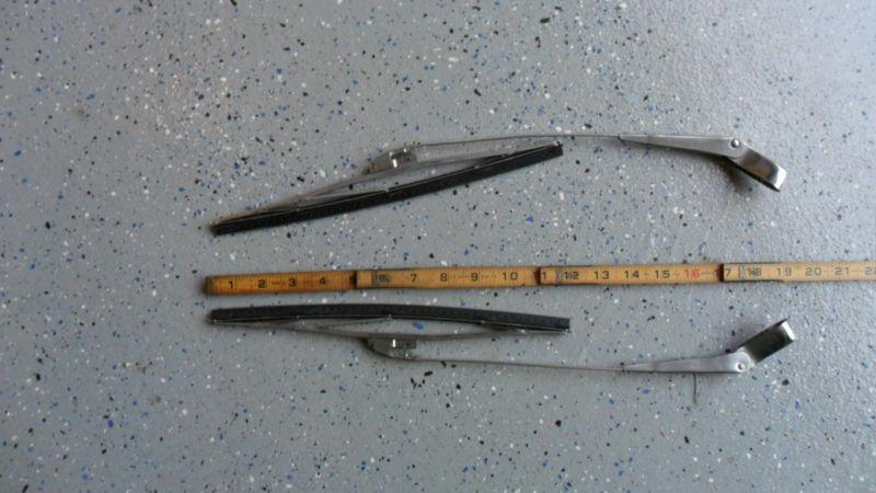 .  pair 1958-59 edsel 1959 ford wiper arms and new blades