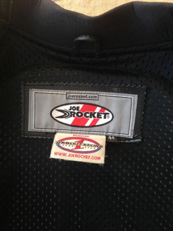 Joe Rocket 990 Leather Jacket SIze 44 Black , US $0.99, image 3