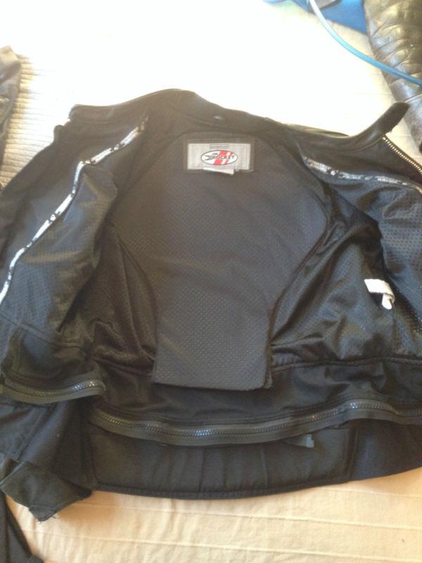 Joe Rocket 990 Leather Jacket SIze 44 Black , US $0.99, image 4