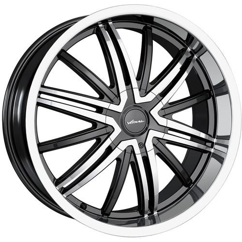 18x7.5 machined black veloche air wheels 4x100 4x4.5 +40 chevrolet geo prizm