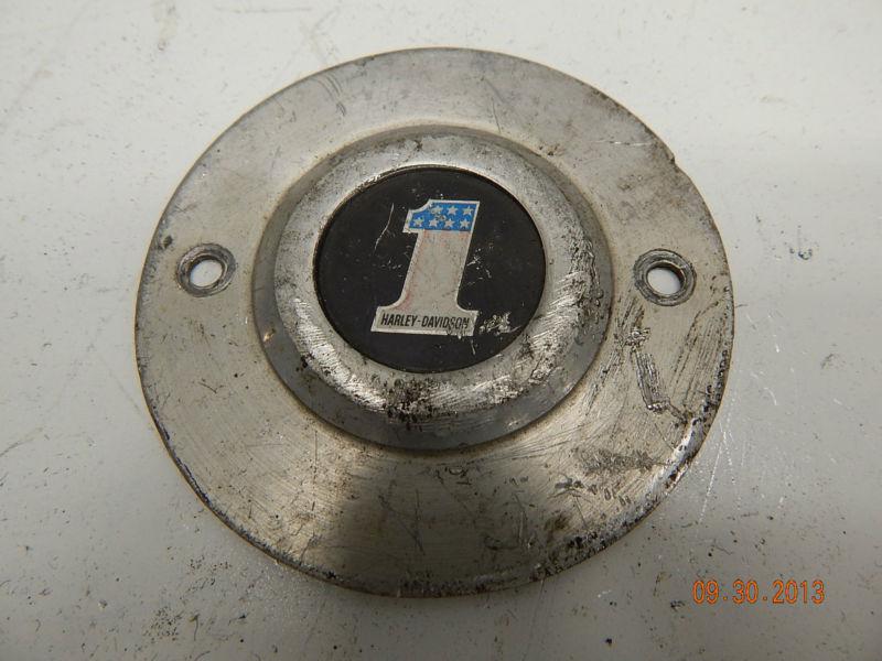 Purchase vintage 1 points cover harley shovelhead fx flh sportster amf superglide low ri in