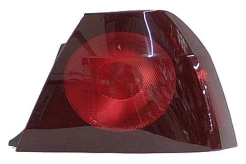 Replace gm2801142 - chevy impala rear passenger side outer tail light assembly