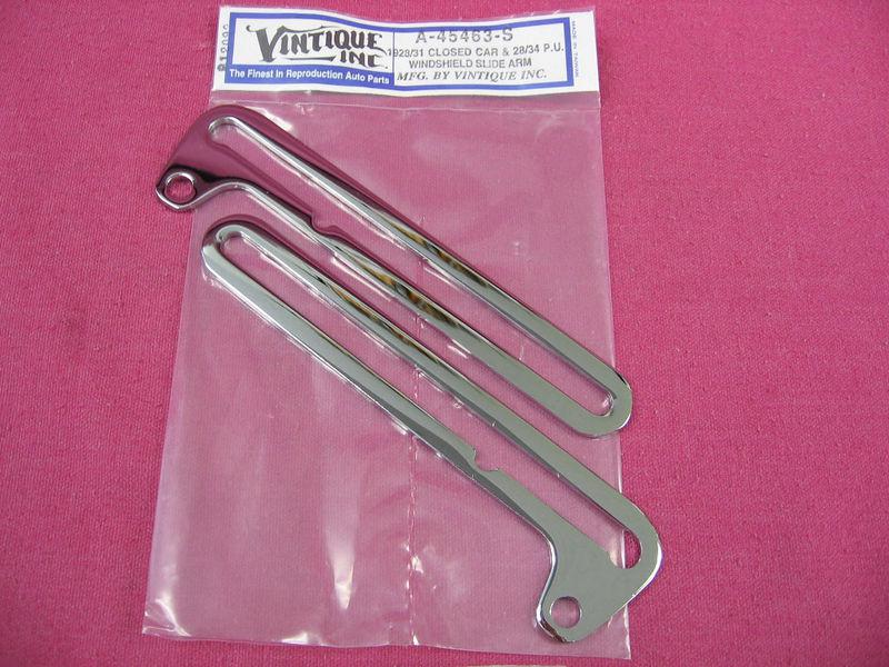 Windshield slide arms 1928 1929 1930 1931 model 'a' ford closed car & pickup