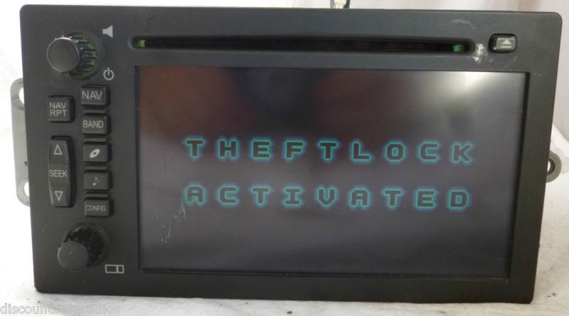 03-05 chevrolet silverado suburban avalanche navigation gps radio 15800000 *