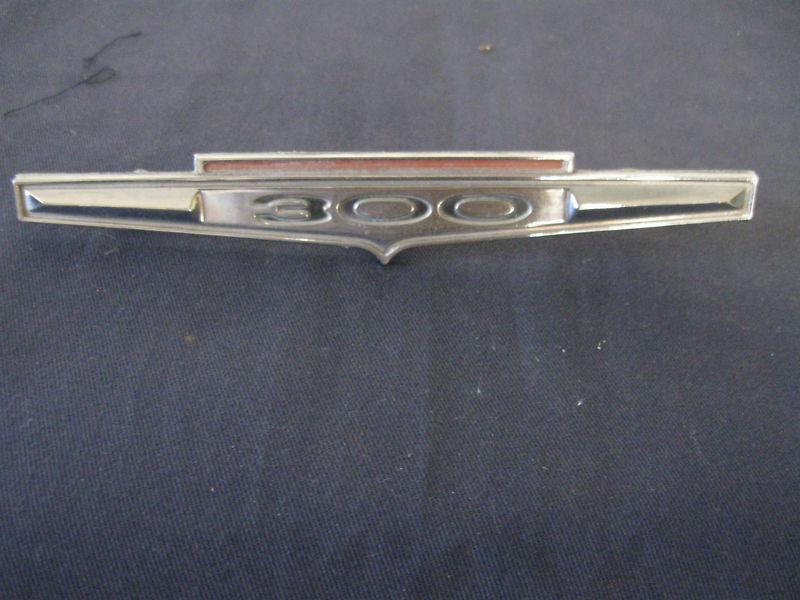  chrysler  " 300" emblem  badge script trim   mopar metal  #7661039