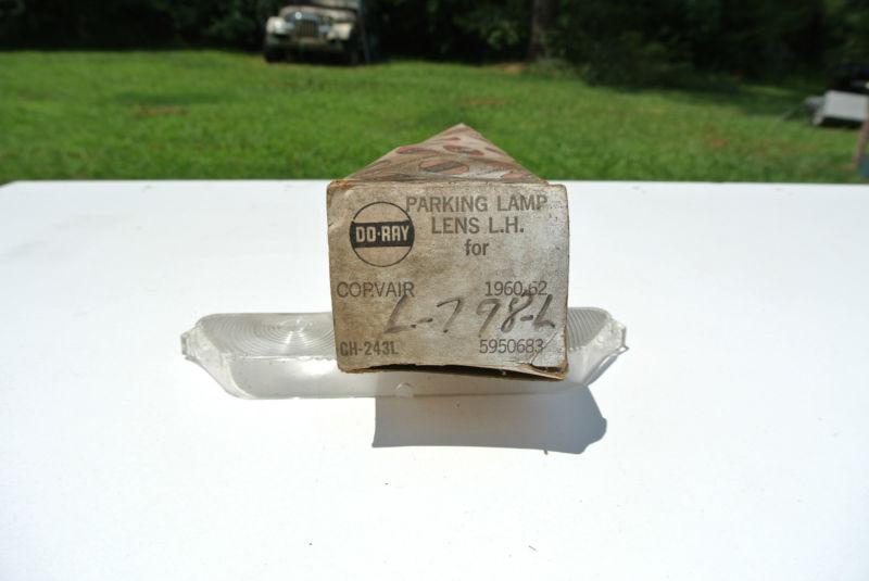 Front l.h. parking light lens,1960-1962 corvair.
